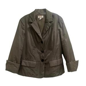 Talbots Petites puffer jacket blazer Women's size 10